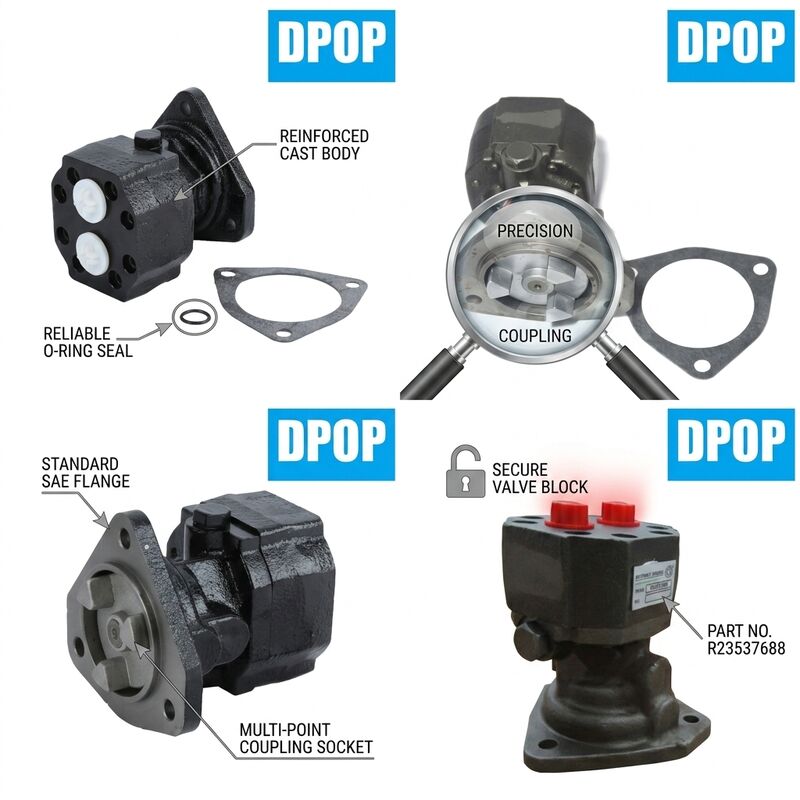 23537686 23532981 Detroit Diesel Fuel Transfer Pump Kompatybilny z serią 60 12.7L 14L 11.1L