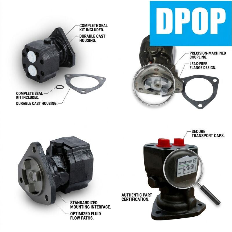 23537686 23532981 Detroit Diesel Fuel Transfer Pump Kompatybilny z serią 60 12.7L 14L 11.1L